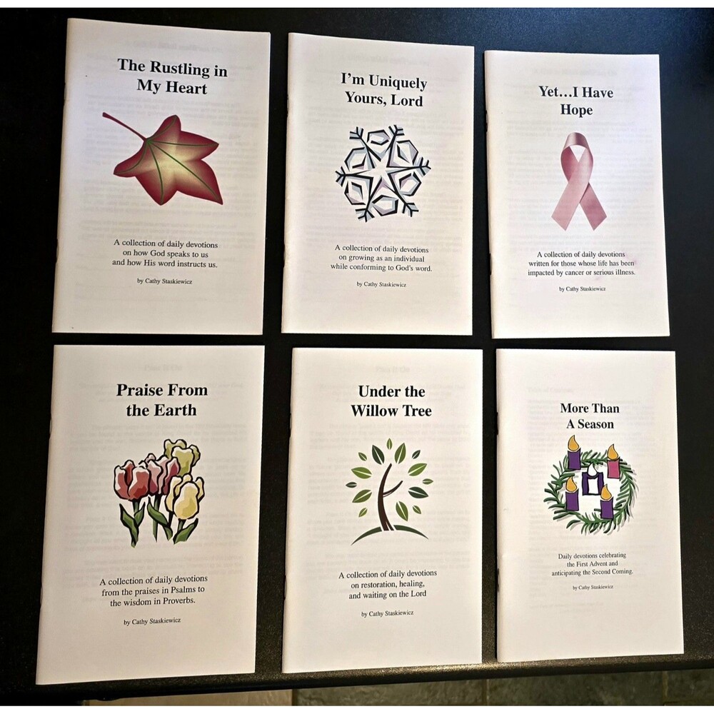 Cathy Staskiewicz Series 6 self-published Christian Self-help Devotionals 2012